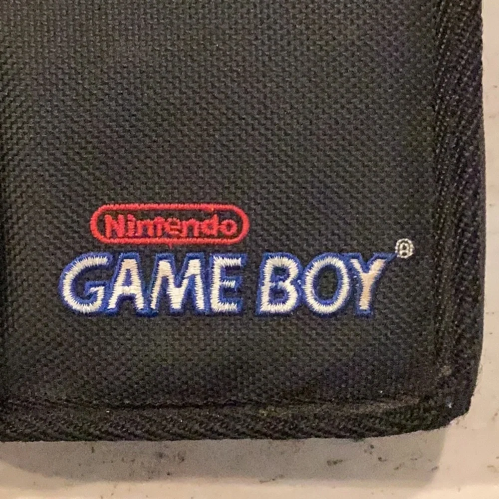 Nintendo Game Boy Console Case Gameboy Carry Travel Carrying Black Strap Vintage